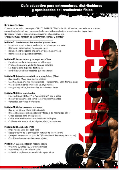 Curso Básico de Farmacología en el Fisicoculturismo: Aprende antes de decidir