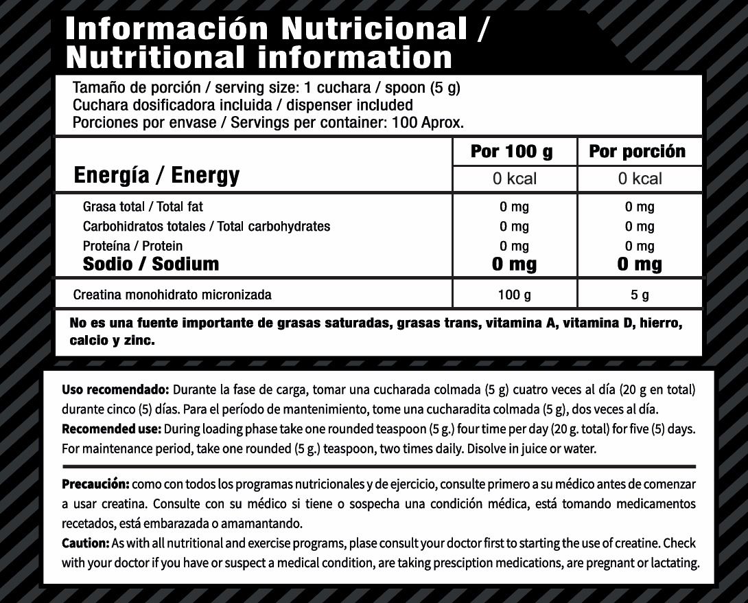 Creatina Ultra Pure 100%